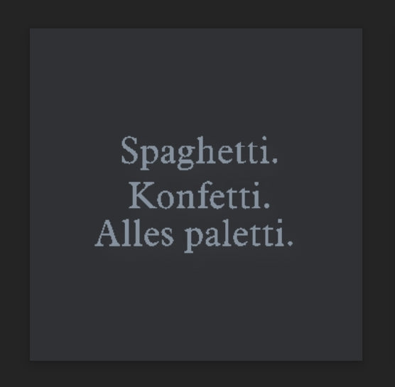 Pullover Design Spaghetti Konfetti unikat handmade